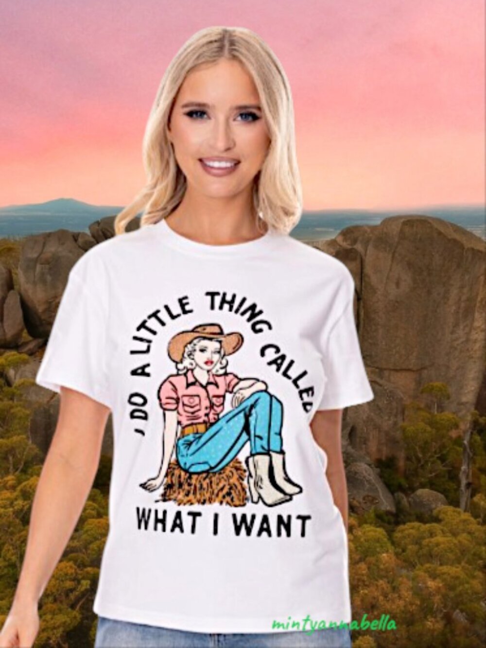 Jeweled Cowgirl Tee
